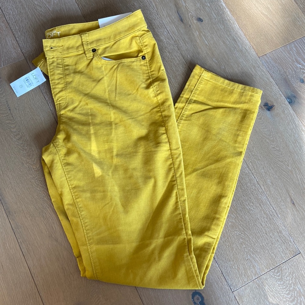 NWT Ann Taylor Loft modern skinny Corduroys